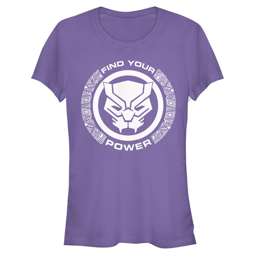 Marvel - Black Panther Panther Power - Femme T-shirt - Pourpre - Devant