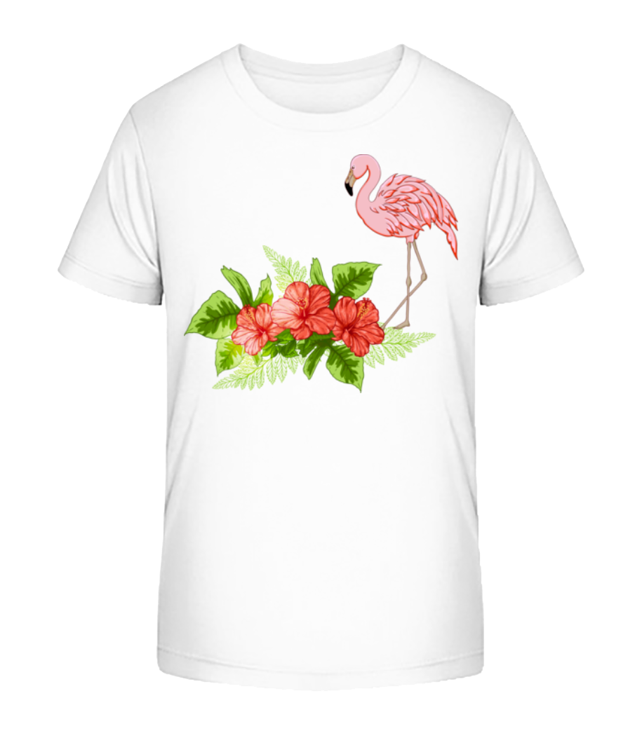 Flamingo In Paradise · T-shirt bio Enfant Stanley Stella 2.0