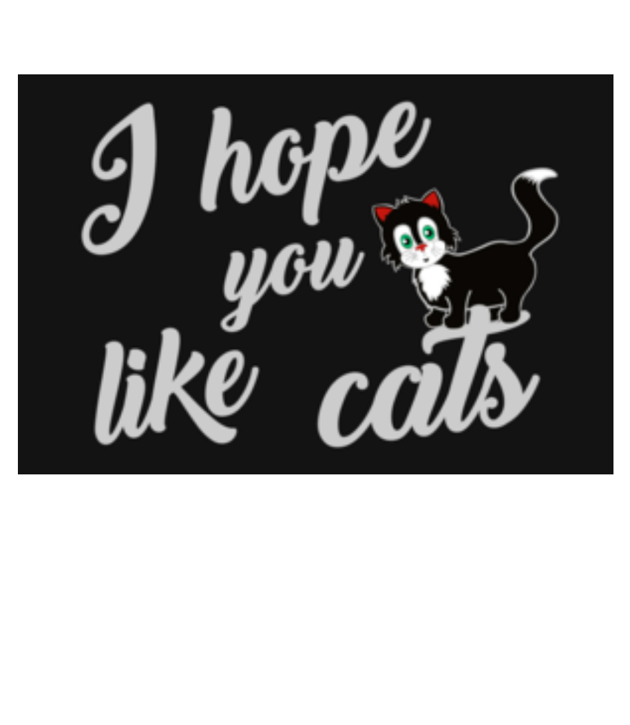 I Hope You Like Cats · Paillasson