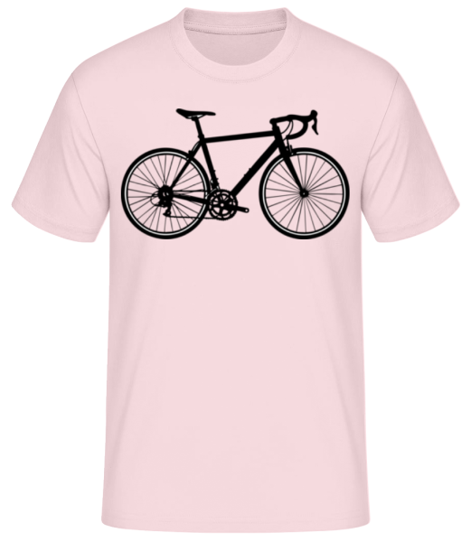 Vélo De Course - T-shirt standard Homme - Rose - Devant