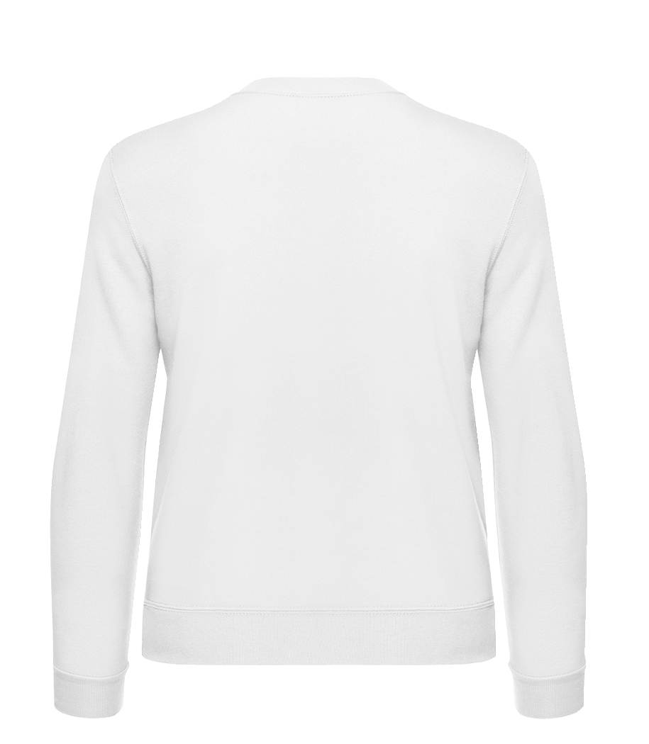 Aperçu: Chat De Noel - Sweatshirt Femme - Blanc - Derrière