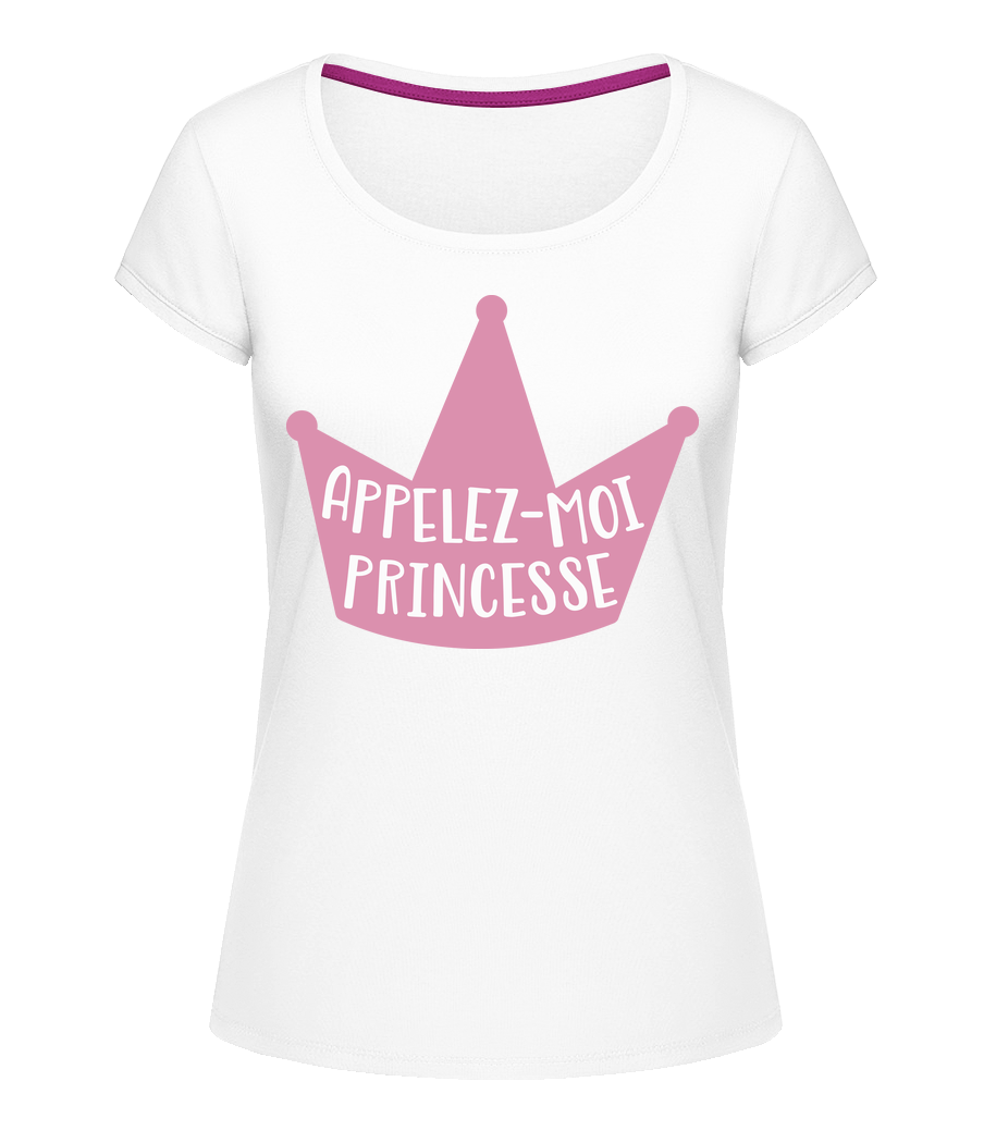 Appelez-Moi Princesse · T-shirt col en U Femme