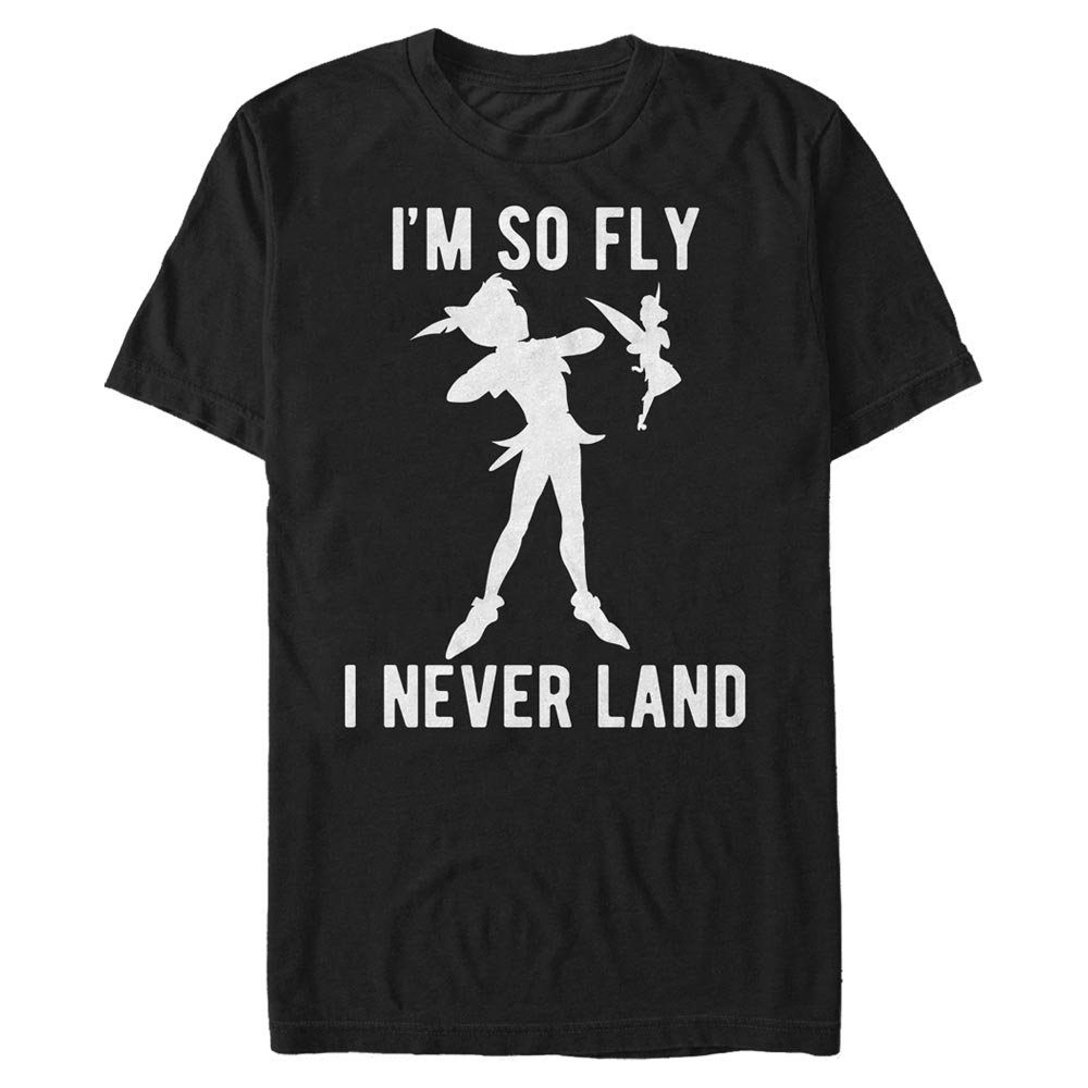 Aperçu: Disney - Peter Pan - Petr Pan & Tink So Very Fly - Homme T-shirt - Noir - Devant