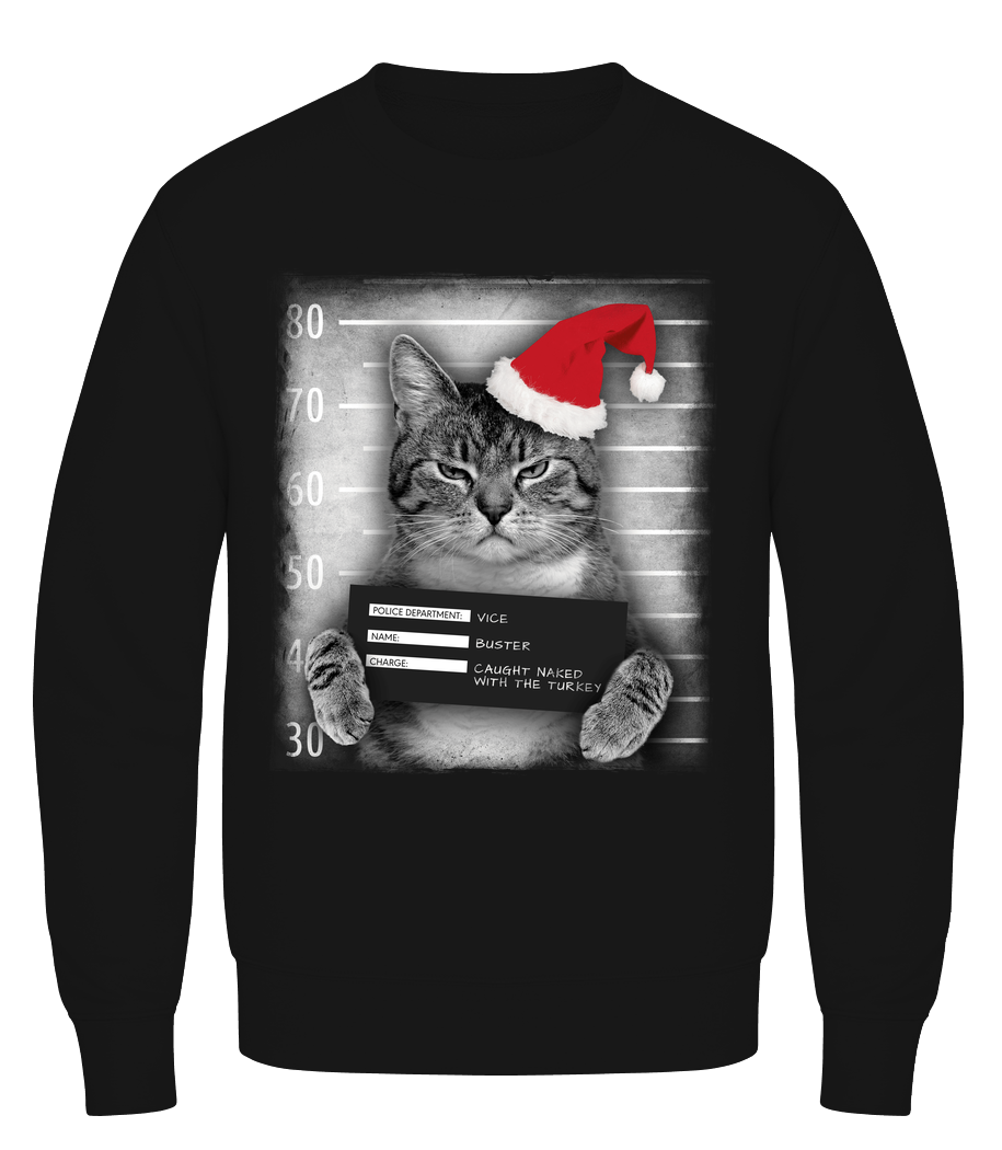 Cat XMas Guilty · Sweatshirt Homme