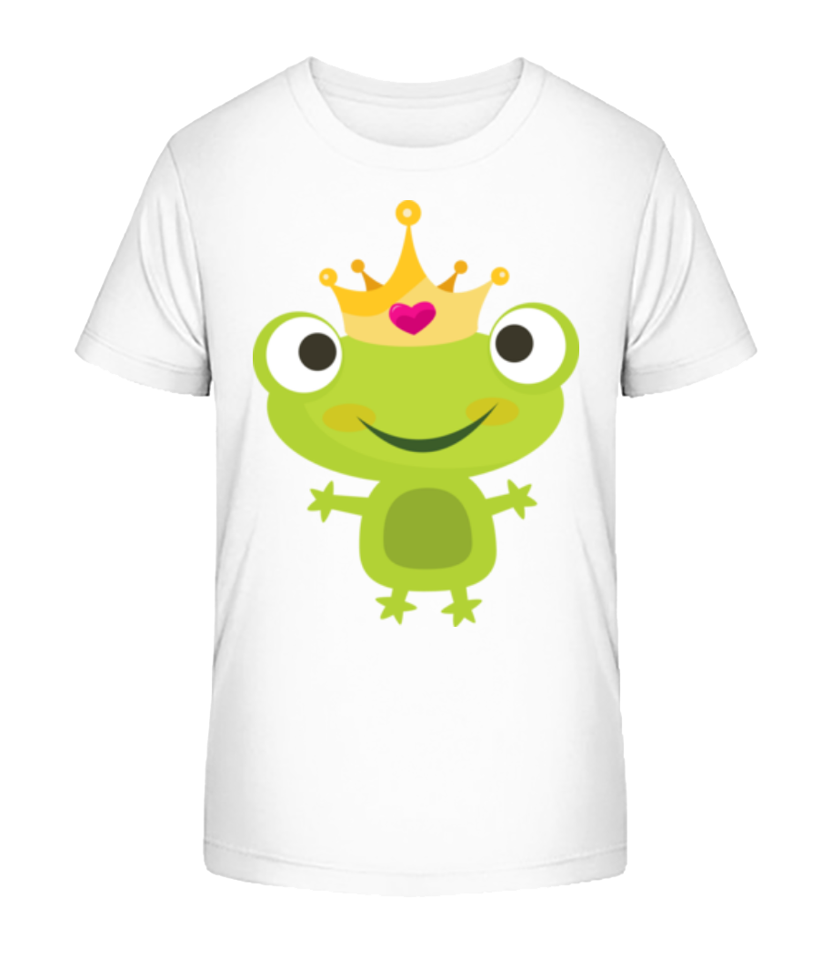 Aperçu: Princess Frog - T-shirt bio Enfant Stanley Stella 2.0 - Blanc - Devant