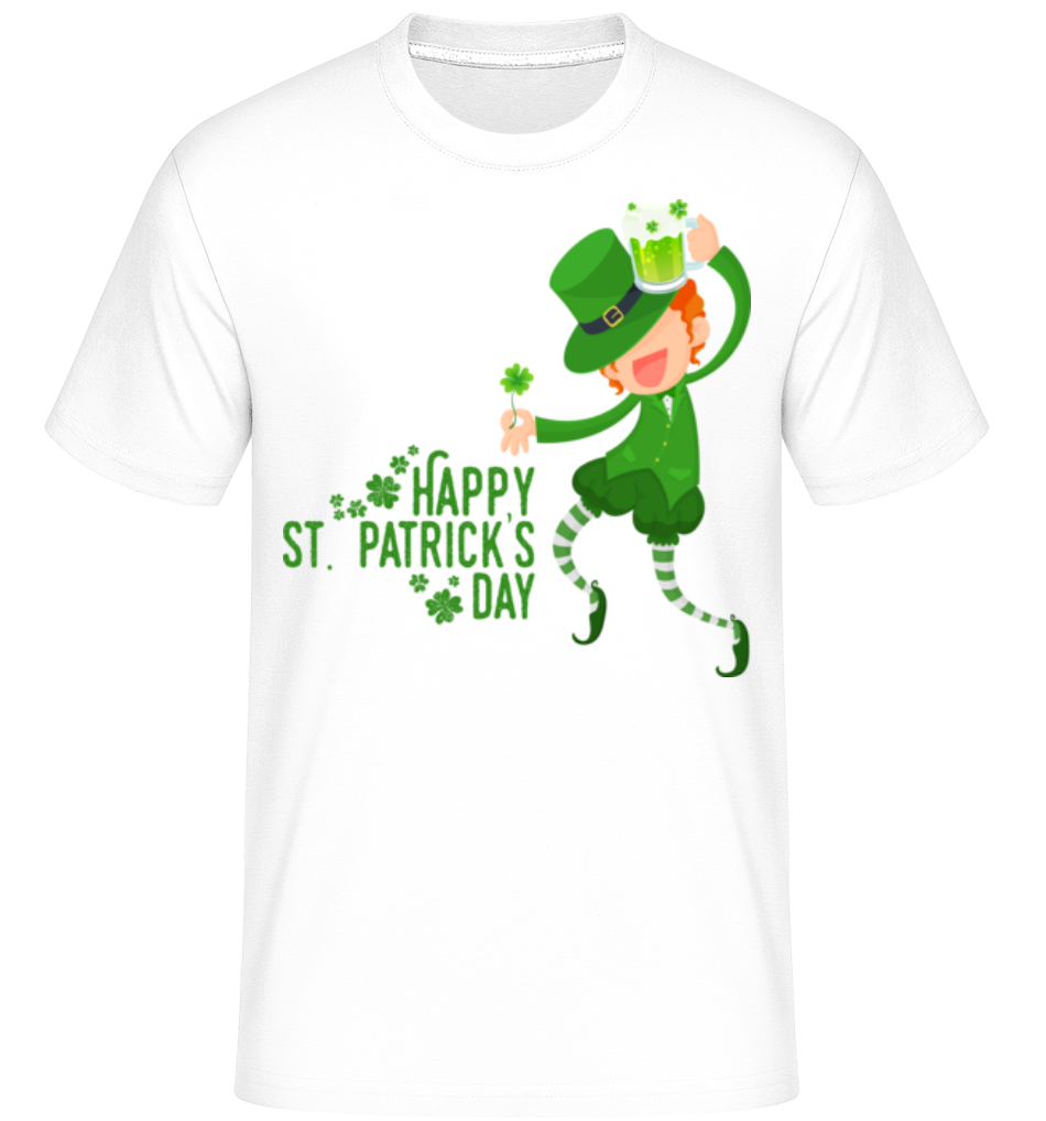 Happy St. Patrick's Day Logo ·  T-Shirt Shirtinator homme