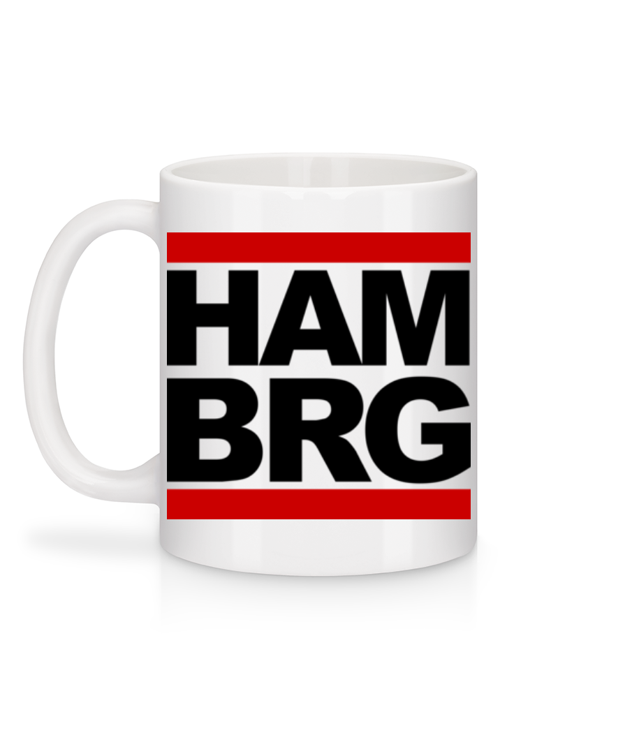 Aperçu: Hamburg Germany - Mug en céramique blanc - Blanc - Derrière