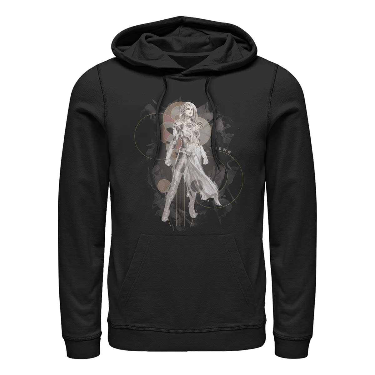 Marvel - Les Éternels - Thena Hero - Unisex Hoodie - Schwarz - Vorne