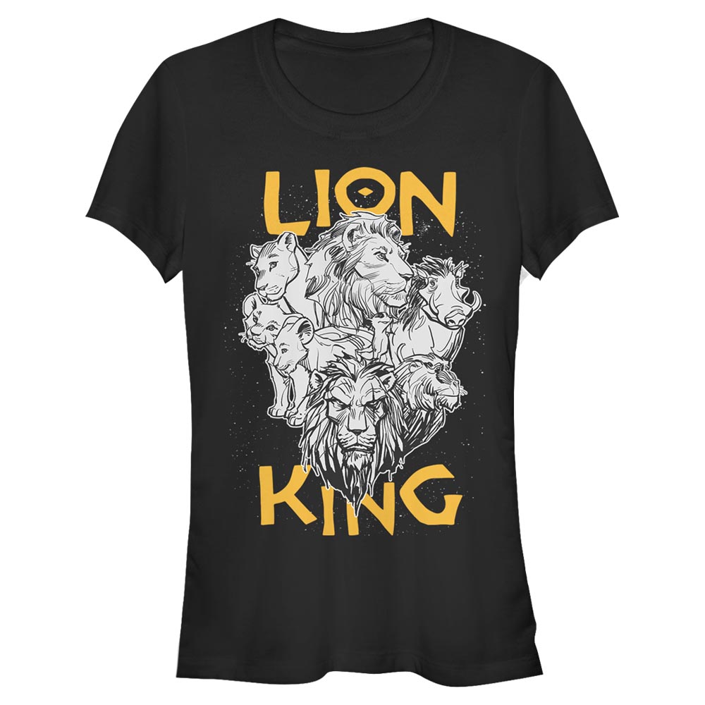 Disney - Le Roi lion - Photo de groupe Cast Photo - Femme T-shirt