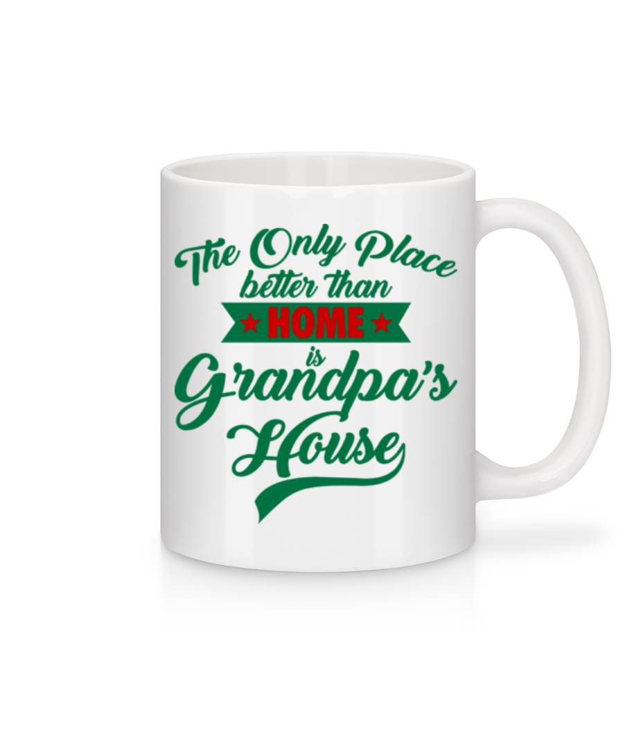 Grandpas House · Mug en céramique blanc