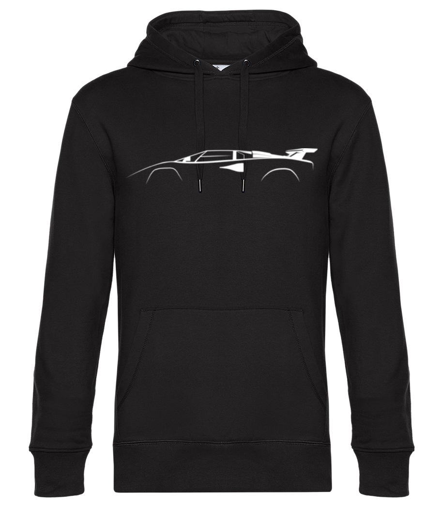 'Lamborghini Countach' Silhouette · Sweat à capuche standard homme