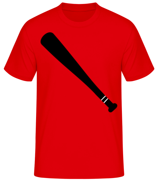 Batte De Baseball - T-shirt standard Homme - Rouge - Devant