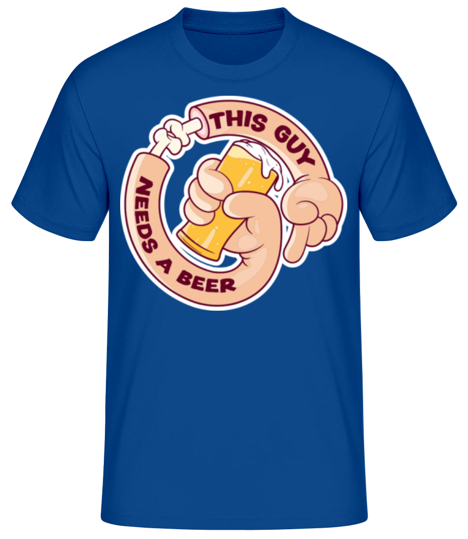 This Guy Needs A Beer · T-shirt standard Homme