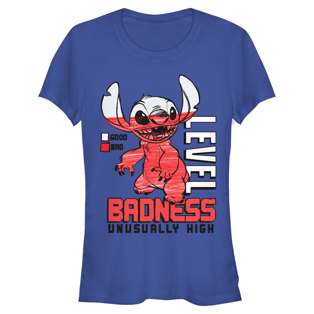 Disney Classics - Lilo & Stitch - Stitch Badness Level - Femme T-shirt