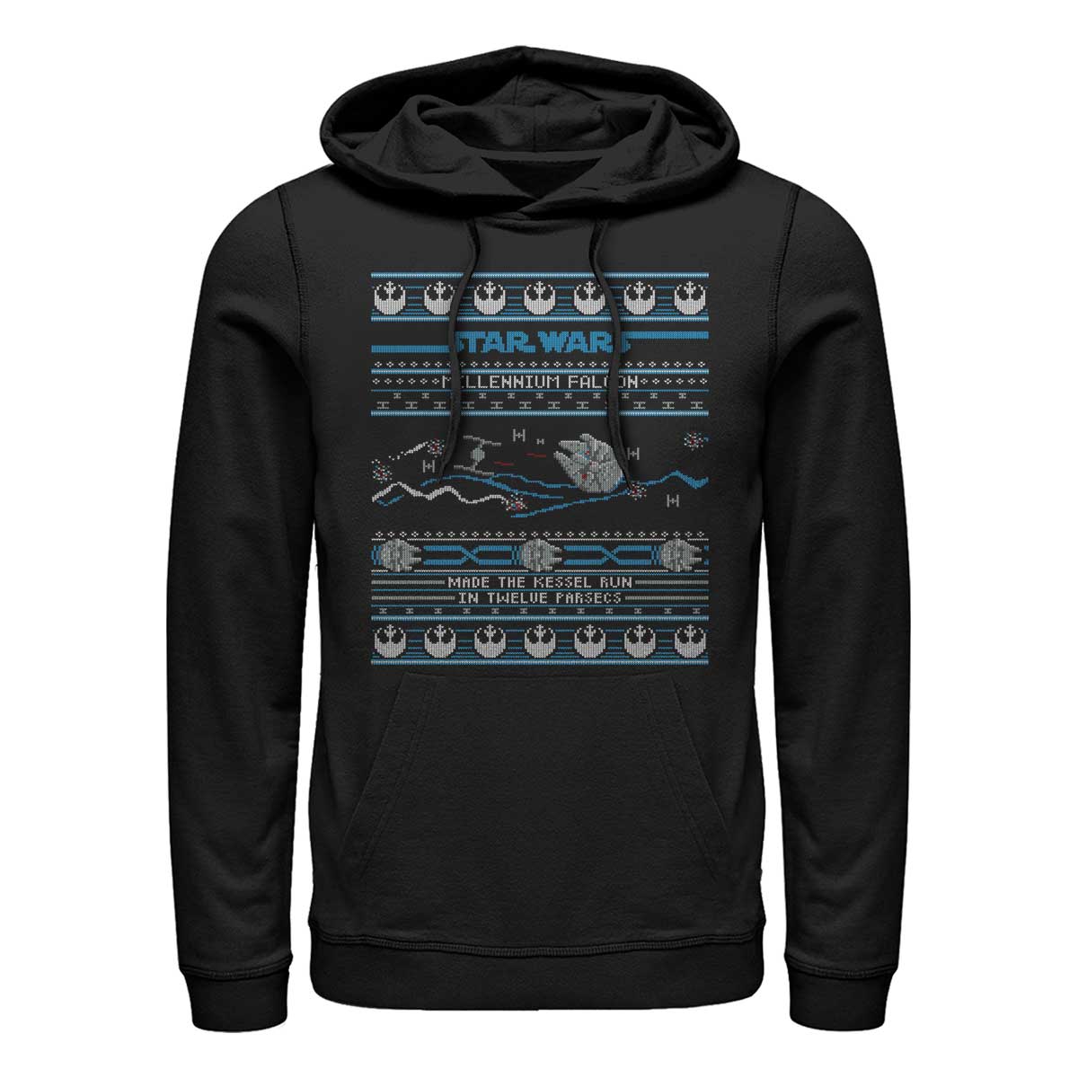 Star Wars - Faucon Milenium Falcon Attack Ugly Sweater - Christmas - Unisex Sweat à capuche