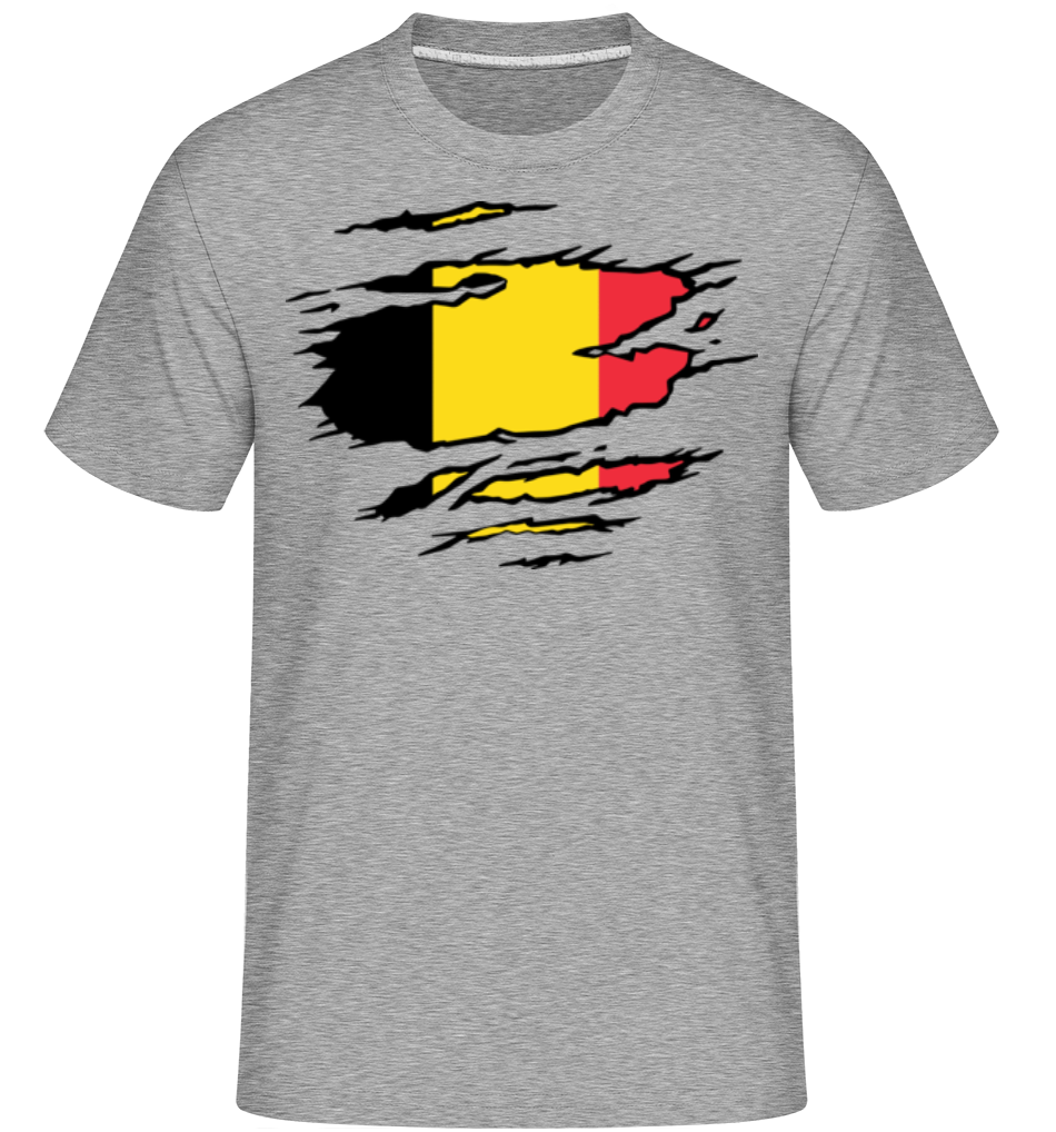 Belgique du drapeau mûré ·  T-Shirt Shirtinator homme