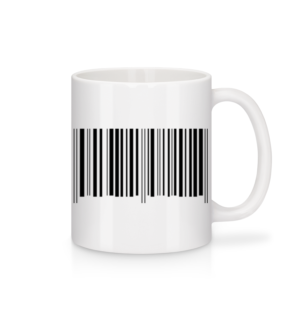 Barcode · Mug en céramique blanc