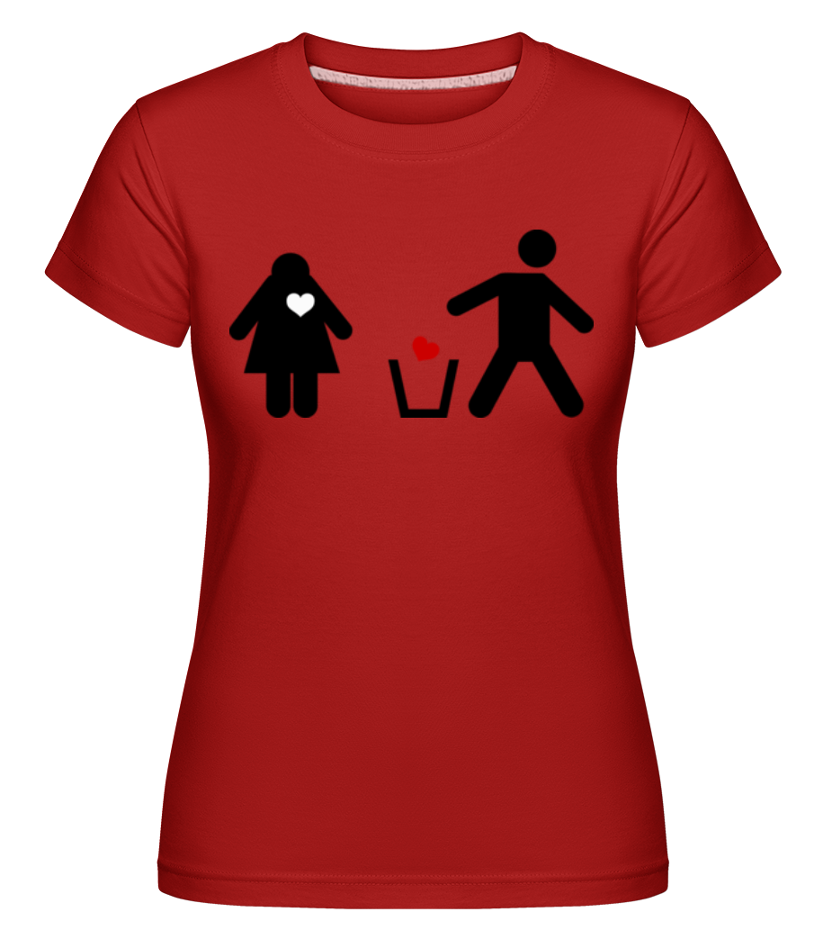 Cœur Jeter Logo ·  T-shirt Shirtinator femme