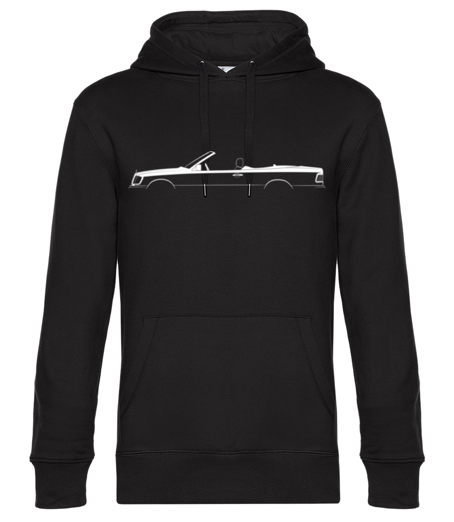 Aperçu: 'Mercedes-Benz 320CE A124' Silhouette - Sweat à capuche premium Unisexe - Noir - Devant