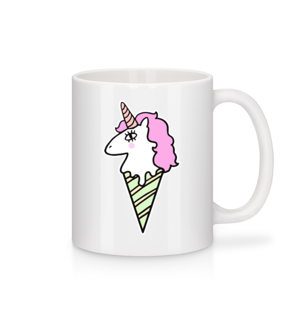 Glace Licorne · Mug en céramique blanc