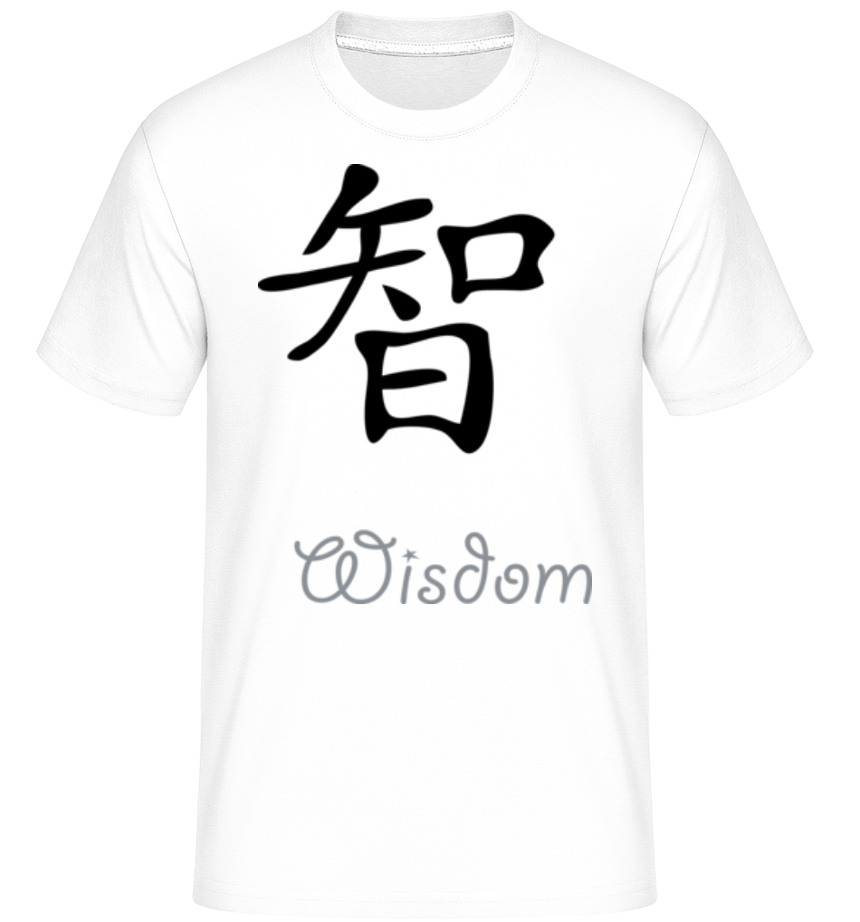 Aperçu: Chinese Sign Wisdom -  T-Shirt Shirtinator homme - Blanc - Devant