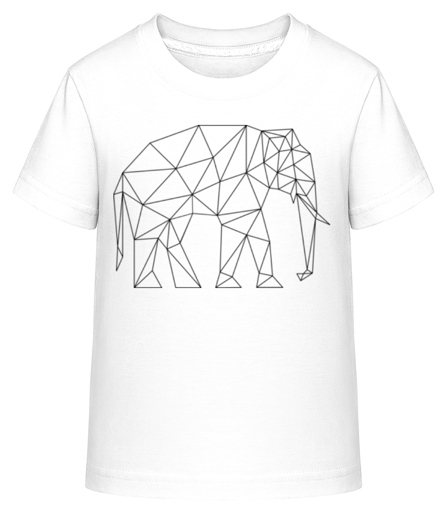 Polygon Éléphant · T-shirt shirtinator Enfant