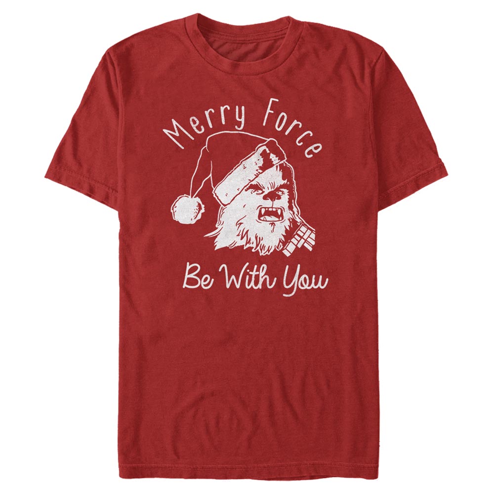 Star Wars - Chewbacca Merry Force - Christmas - Homme T-shirt