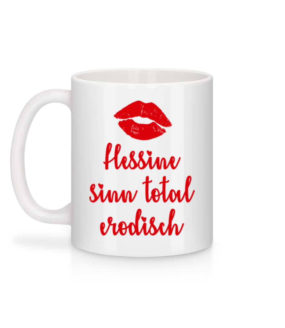 Vorschau: Hessine Sinn Total Erodisch - Tasse - Weiß - Hinten