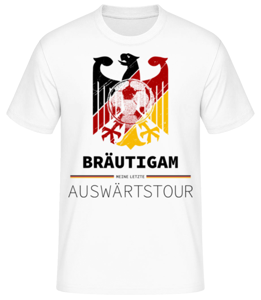 Letzte Auswärtstour Team Bräutigam · Männer Basic T-Shirt