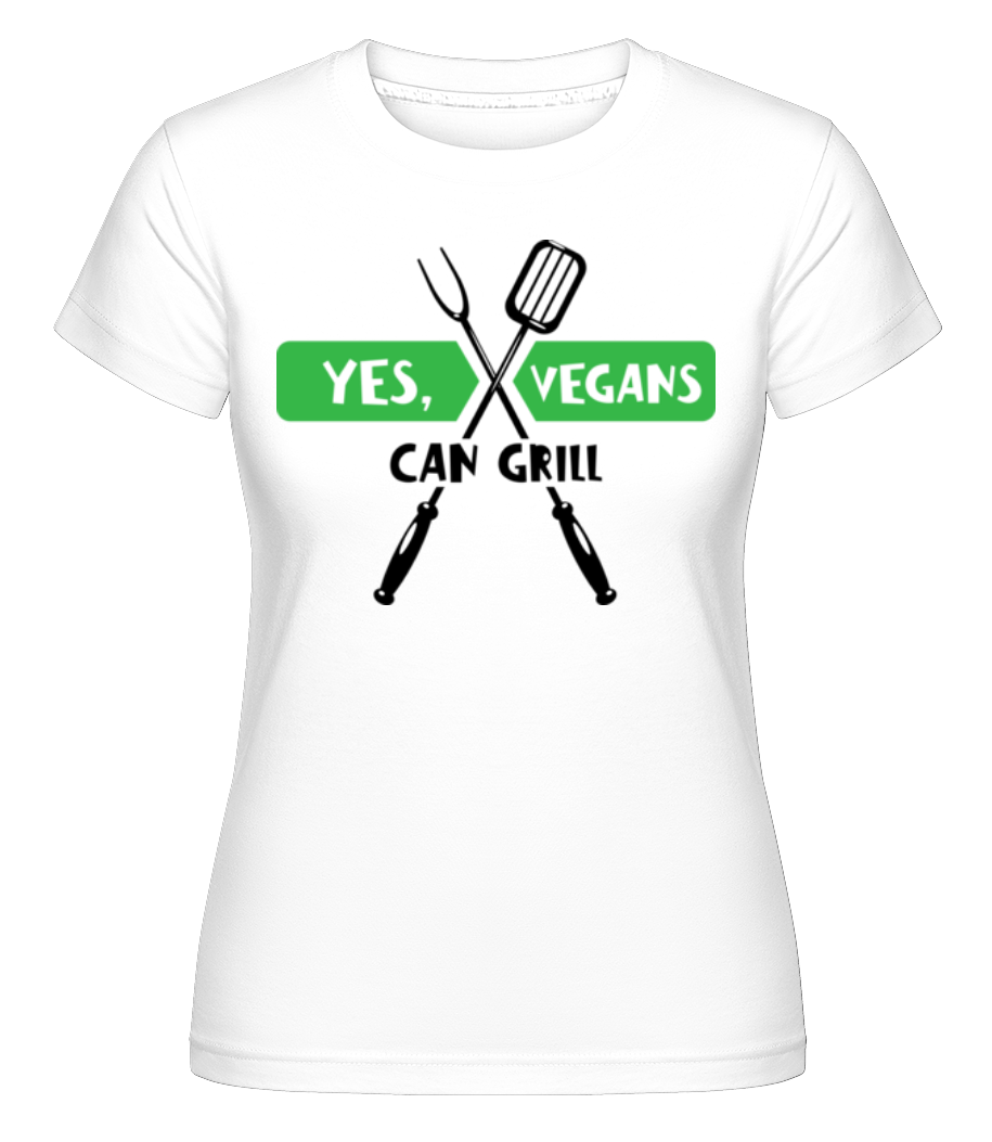 Vegans Can Grill ·  T-shirt Shirtinator femme