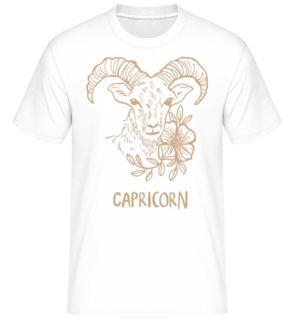 Scribble Style Zodiac Sign Capricorn ·  T-Shirt Shirtinator homme