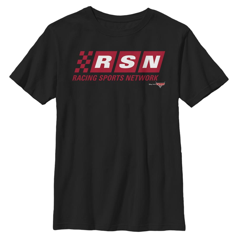 Pixar - Cars - Logo Racing Sports Network - Enfant T-shirt