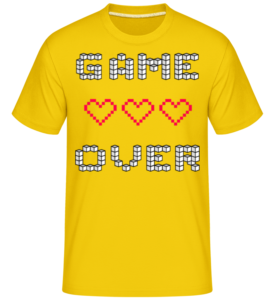 Game Over Hearts Sign ·  T-Shirt Shirtinator homme