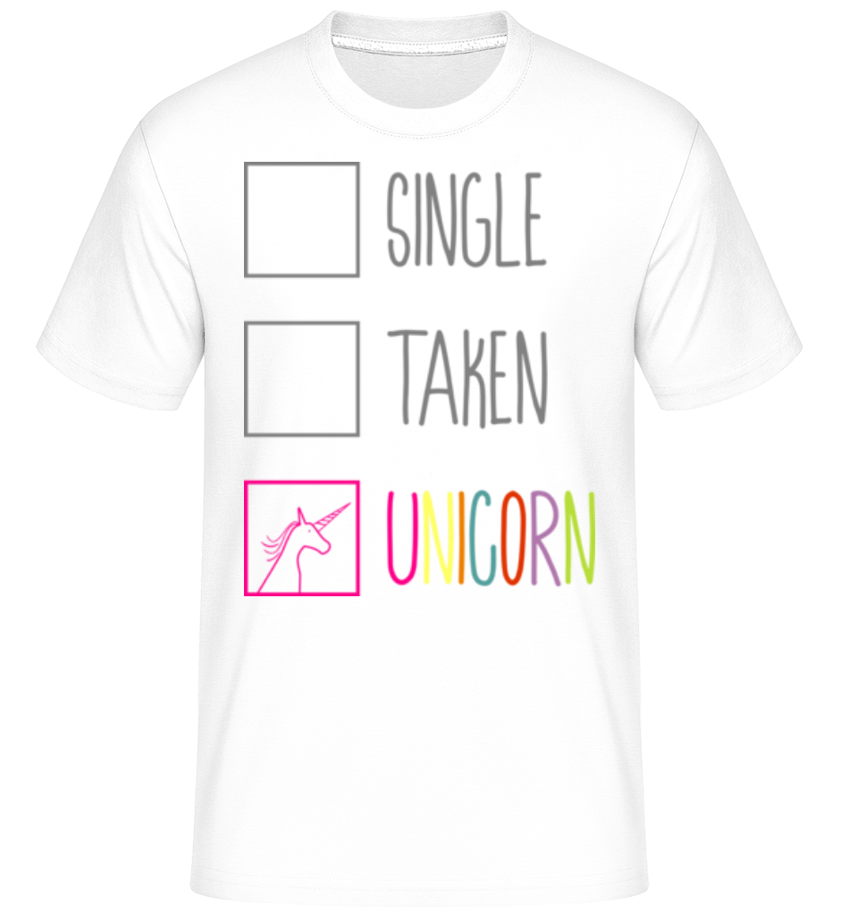 Single Taken Unicorn ·  T-Shirt Shirtinator homme