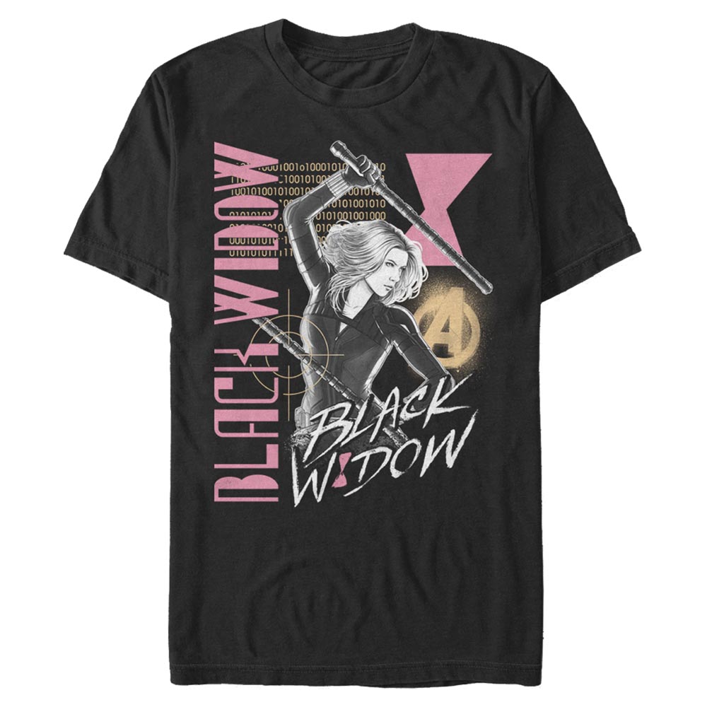 Marvel - Black Widow Retro - Homme T-shirt