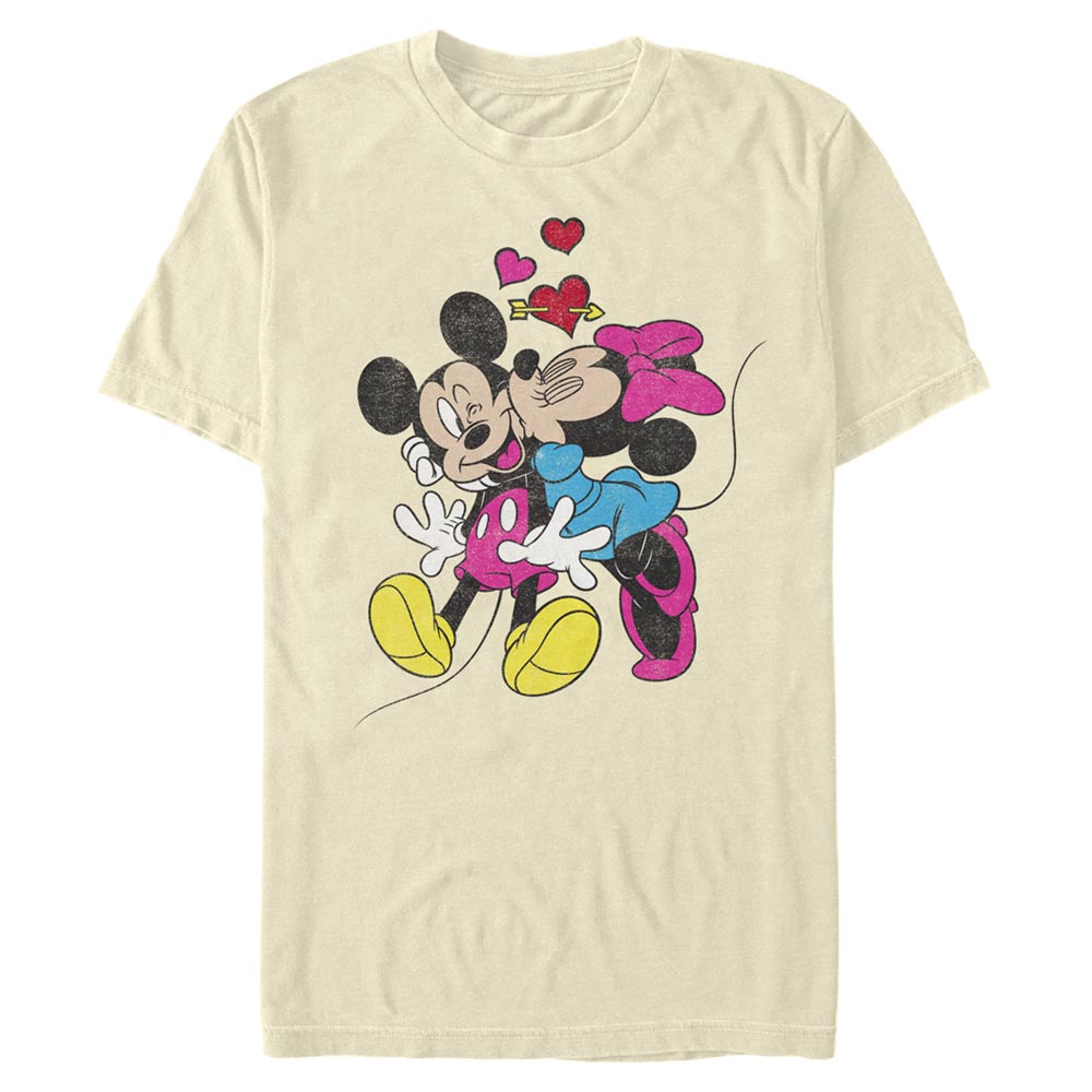 Disney Classics - Mickey Mouse - Minnie Mouse Mickey Minnie Love - Valentine's Day - Homme T-shirt