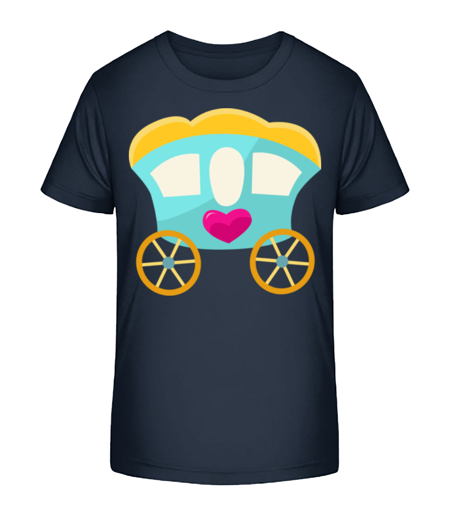 Princess Carriage - T-shirt bio Enfant Stanley Stella 2.0 - Bleu marine - Devant