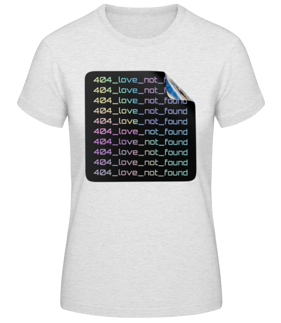 Y2K 404_Love_Not_Found · T-shirt standard Femme