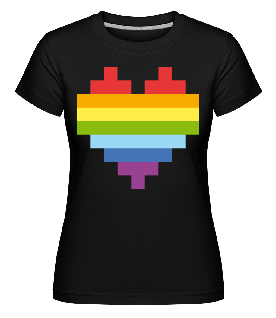 Rainbow Heart ·  T-shirt Shirtinator femme