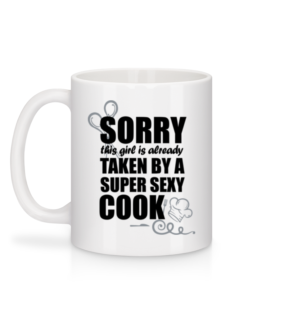 Super Sexy Cook - Mug en céramique blanc - Blanc - Derrière