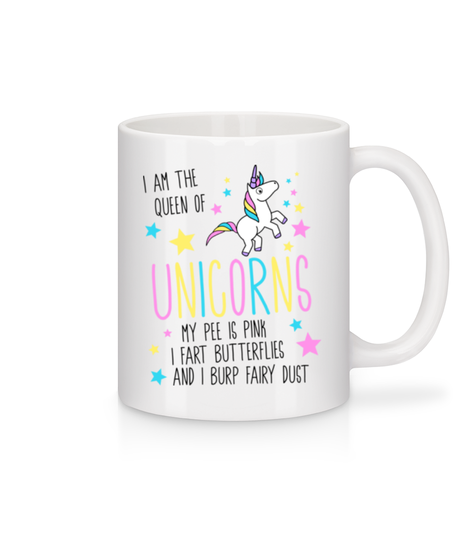 I'm The Queen Of Unicorns · Mug en céramique blanc