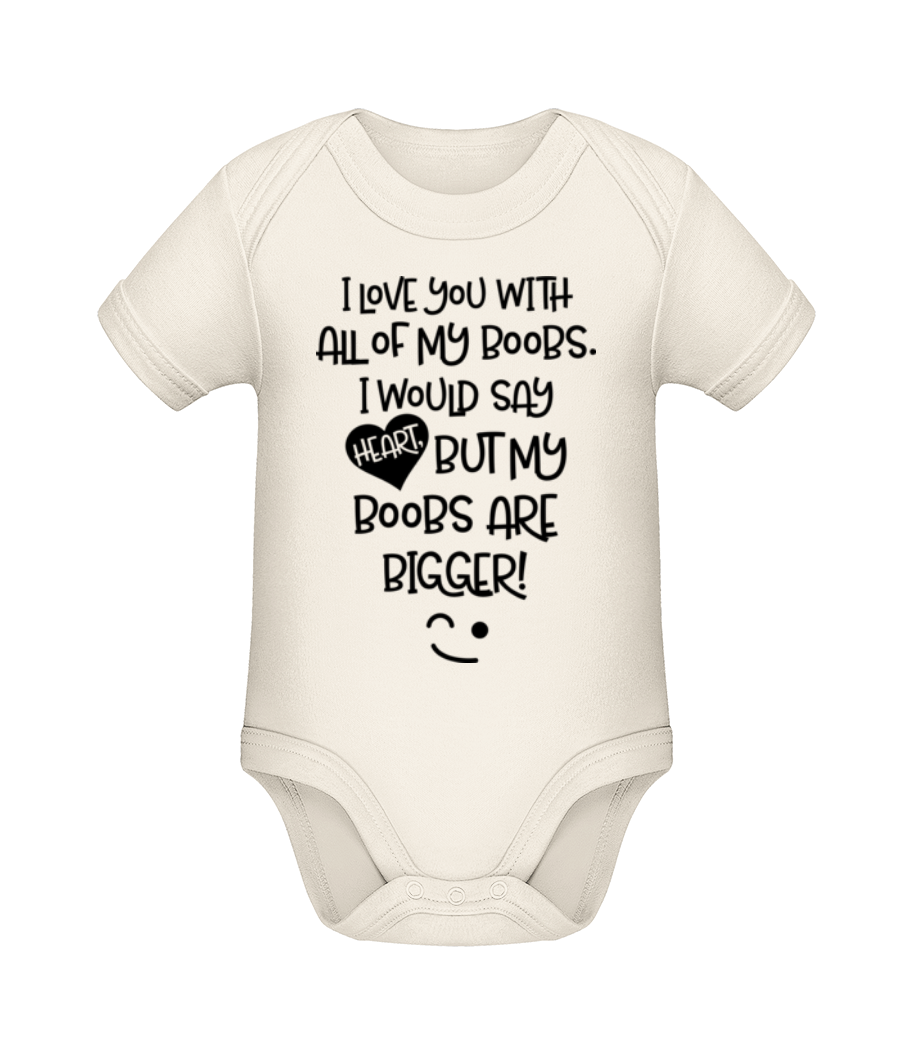 Boobs Love · Body manches courtes bio