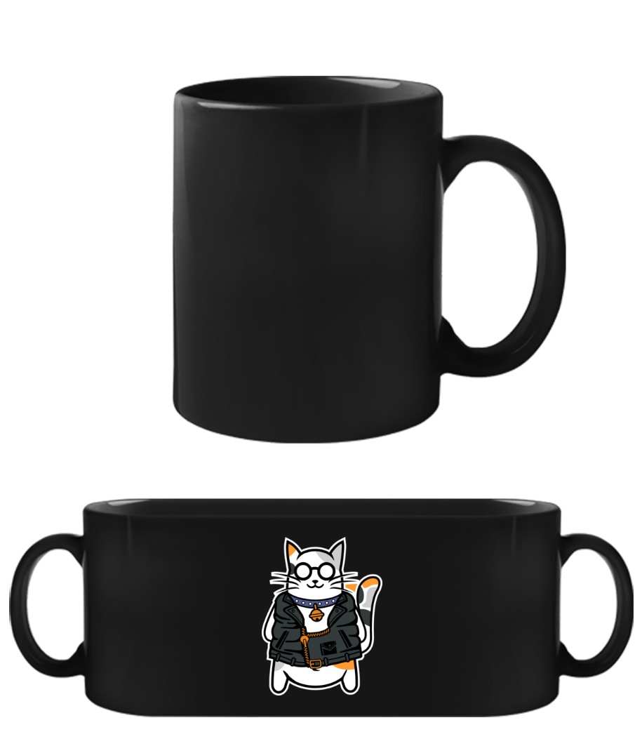 Cool Cat · Tasse Noire