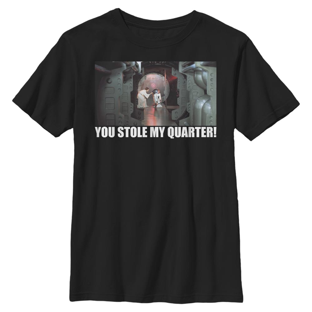 Star Wars - Princesse Leia & R2-D2 Quarter Stealer - Enfant T-shirt