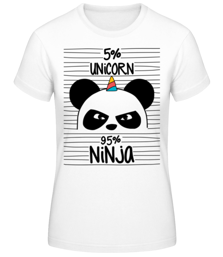 5% Unicorn 95% Ninja · T-shirt standard Femme