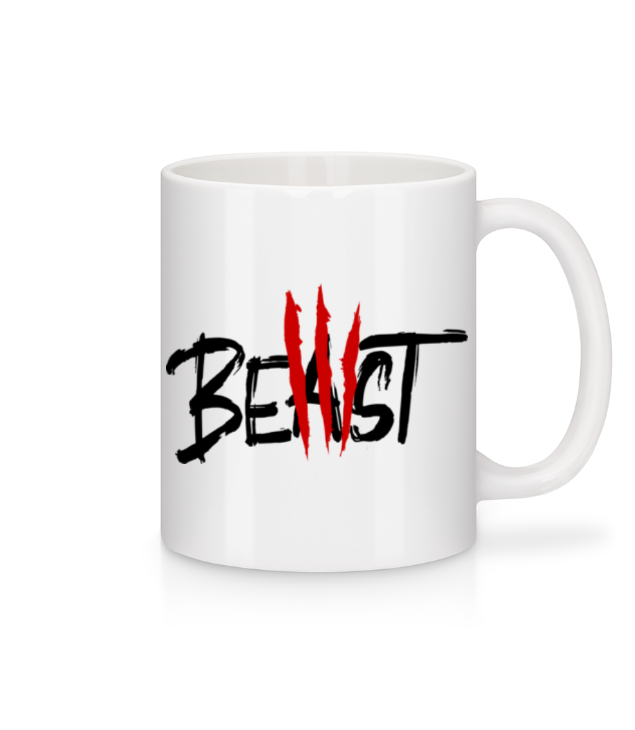 Beast · Mug en céramique blanc