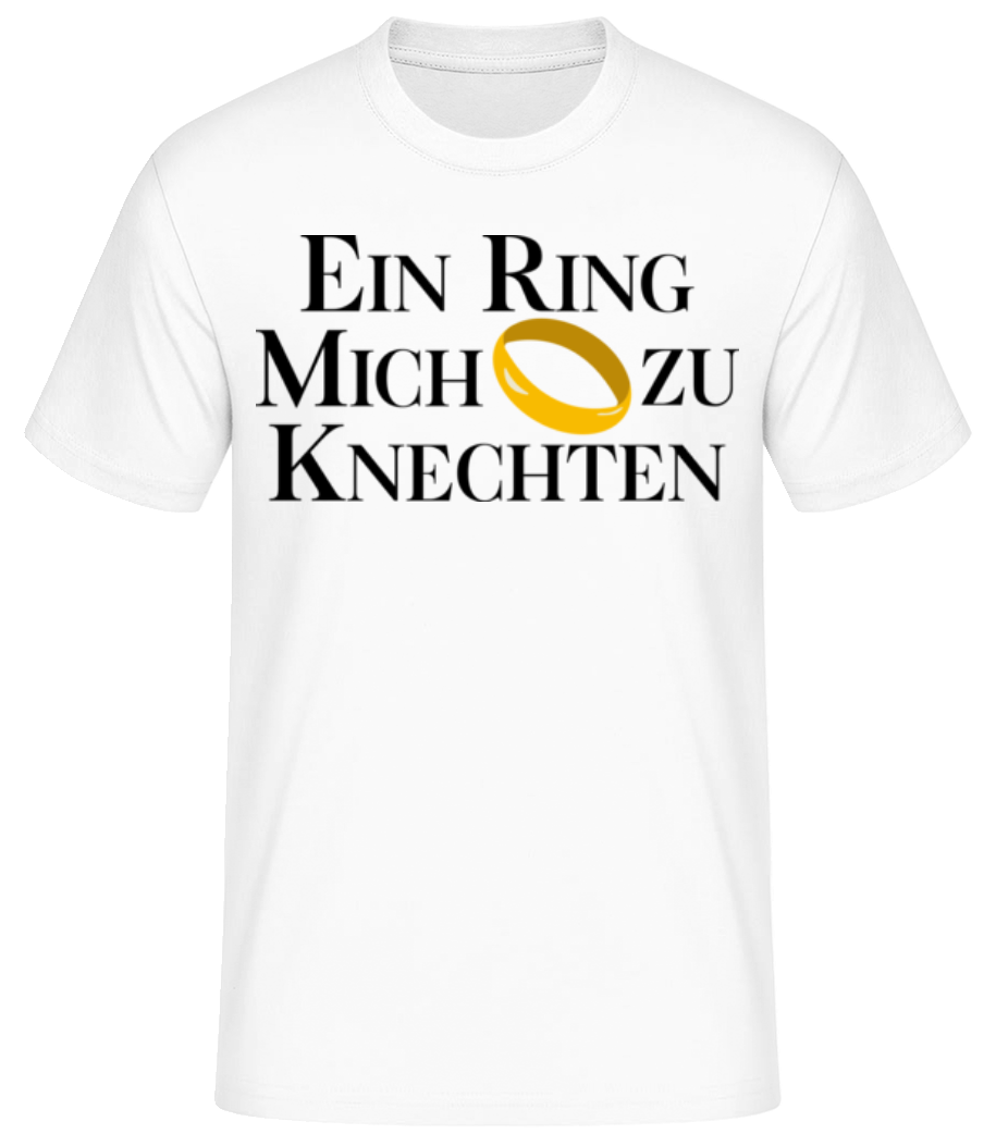 Ein Ring Mich Zu Knechten · Männer Basic T-Shirt
