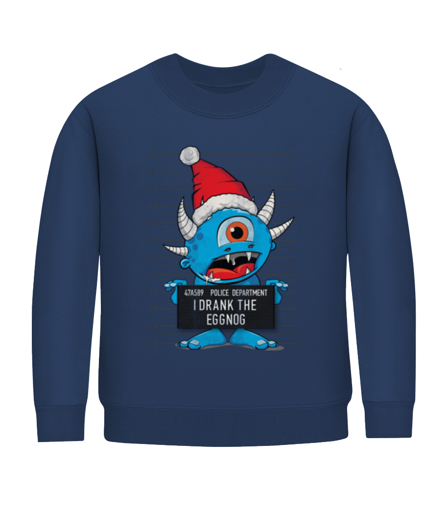 Photo Criminelle De Noël Monstre · Sweatshirt Enfant