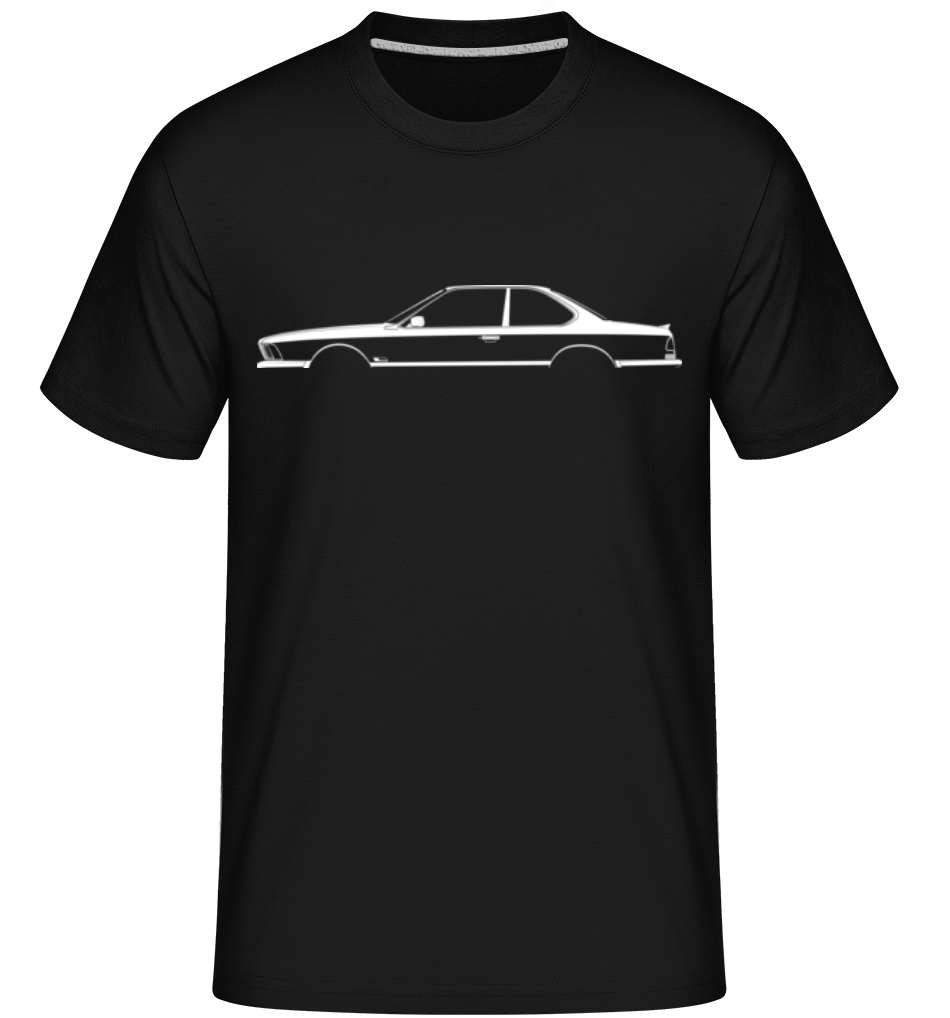 'BMW M635 CSi (E24)' Silhouette -  T-Shirt Shirtinator homme - Noir - Devant