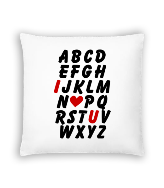 Love Alphabet · Coussin
